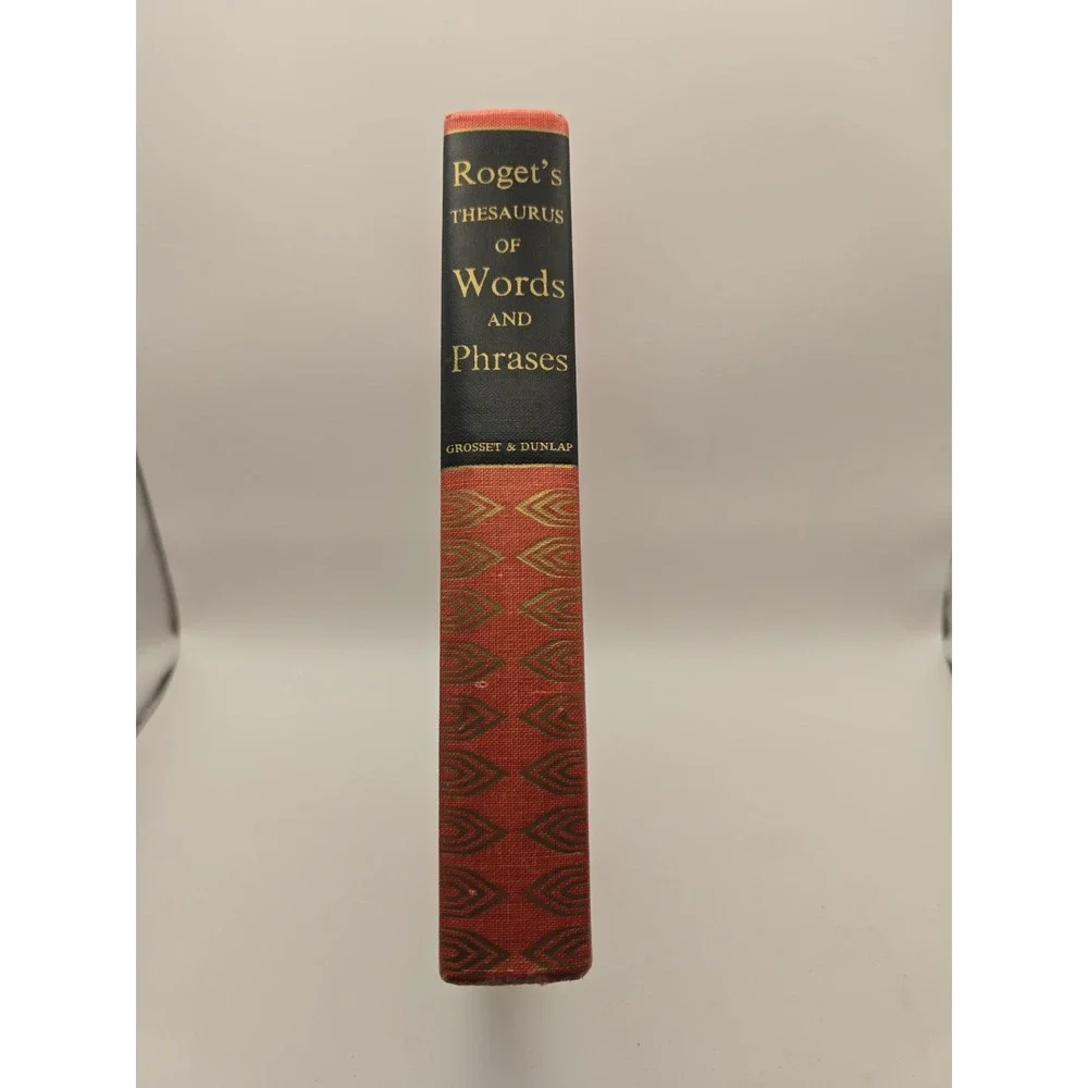 Roget's Thesaurus of Words and Phrases Vintage 1947 Hardcover Revised Edition